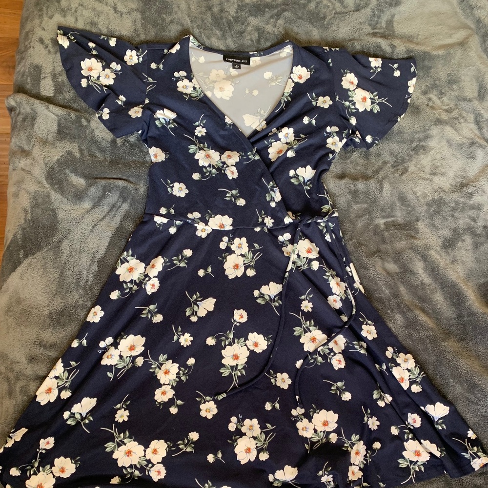 M flower sun dress